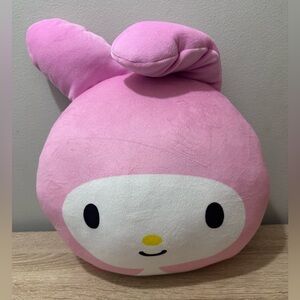 My Melody Head Shaped Plush Backpack. Pillow. Purse/Bag